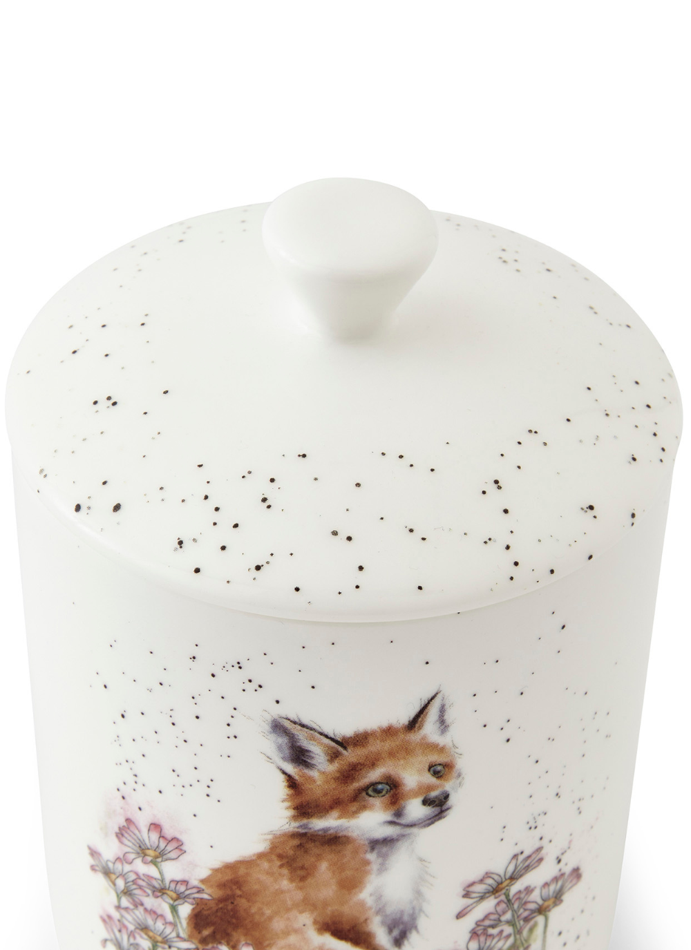Fox Storage Jar with Lid 